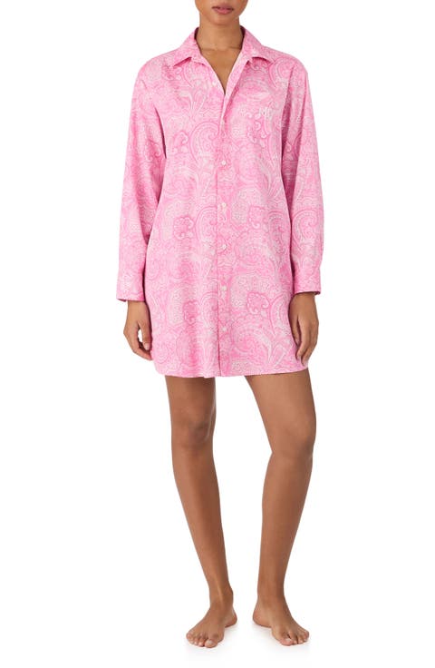 Print Cotton Blend Sleepshirt (Nordstrom Exclusive)