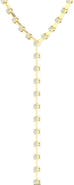 Everlee Orbit Lariat Lab Diamond Necklace in 14K