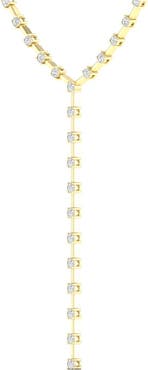 Everlee Orbit Lariat Lab Diamond Necklace in 14K