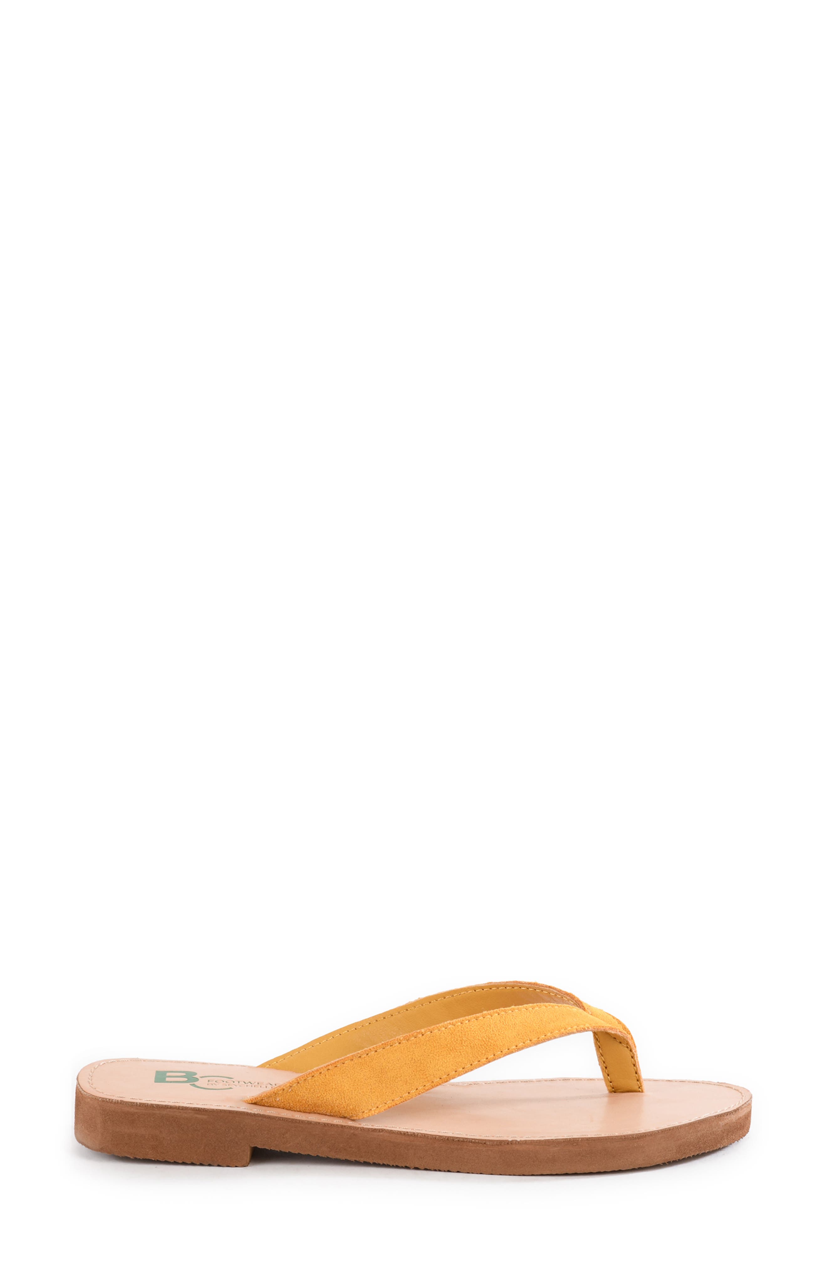 Deliah Flip Flop, Alternate, color, YELLOW