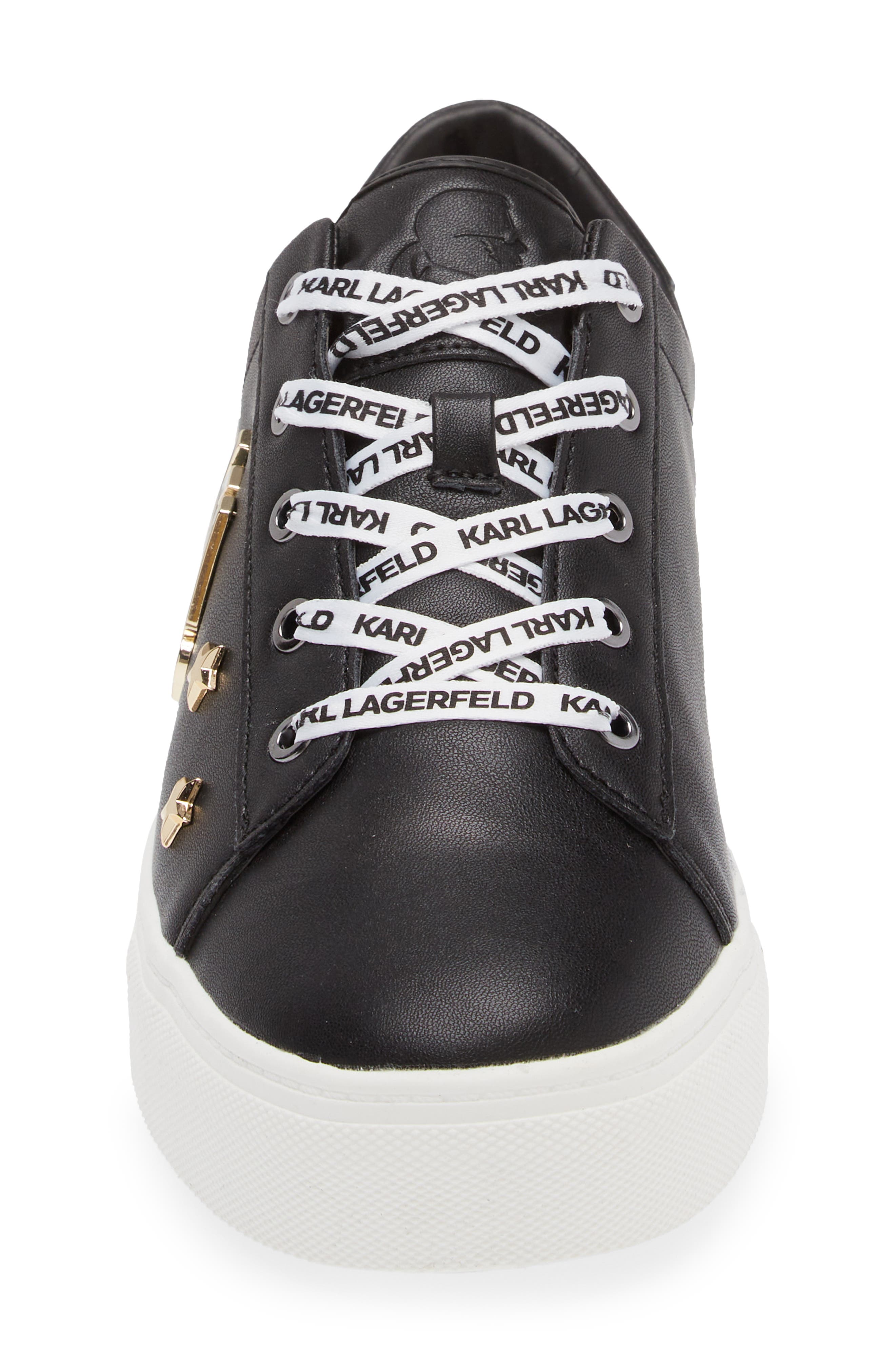 KARL LAGERFELD PARIS Cammy Sneaker, Alternate, color, Black
