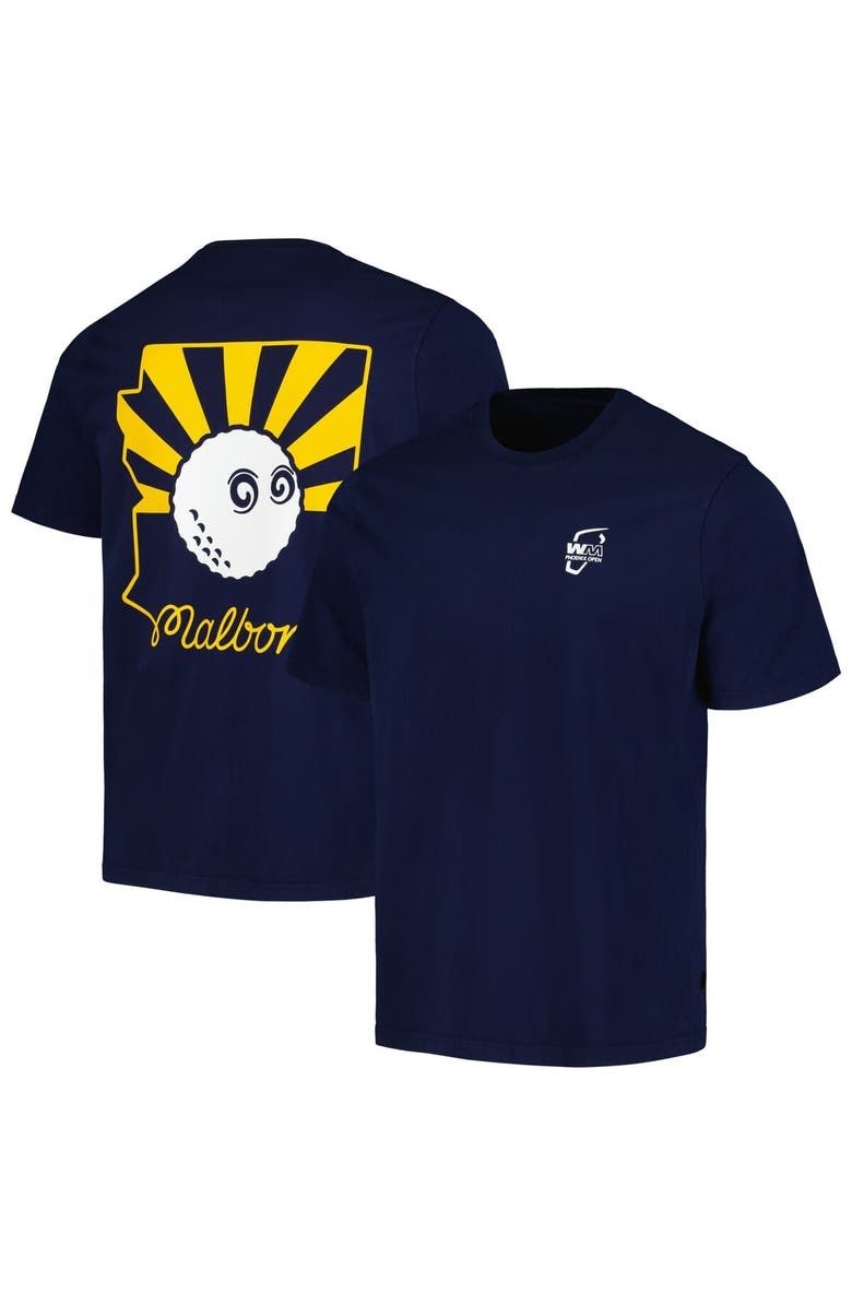 Malbon Golf Men's Malbon Golf Navy WM Phoenix Open 'Zona Buckets T-Shirt, Alternate, color, 