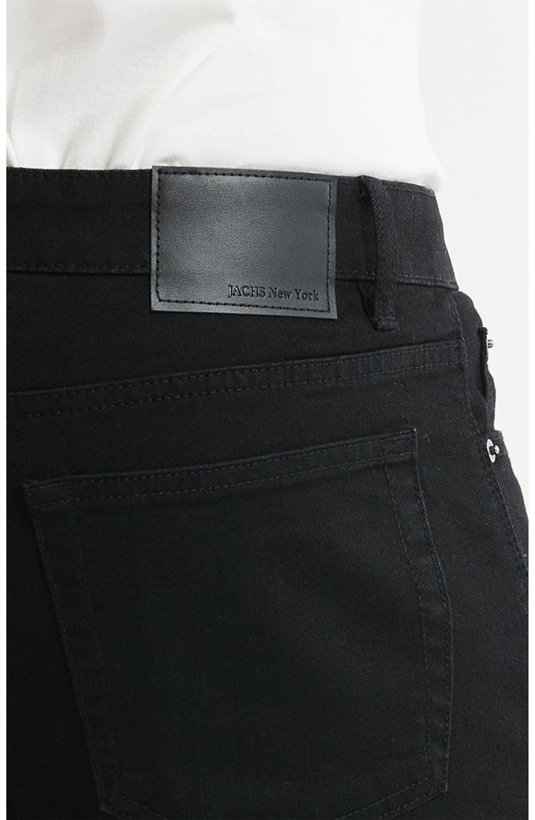JACHS Relaxed Straight Fit 5-Pocket Denim Pants, Alternate, color, Black