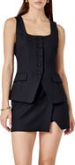 Endless Rose Tweed Button Vest