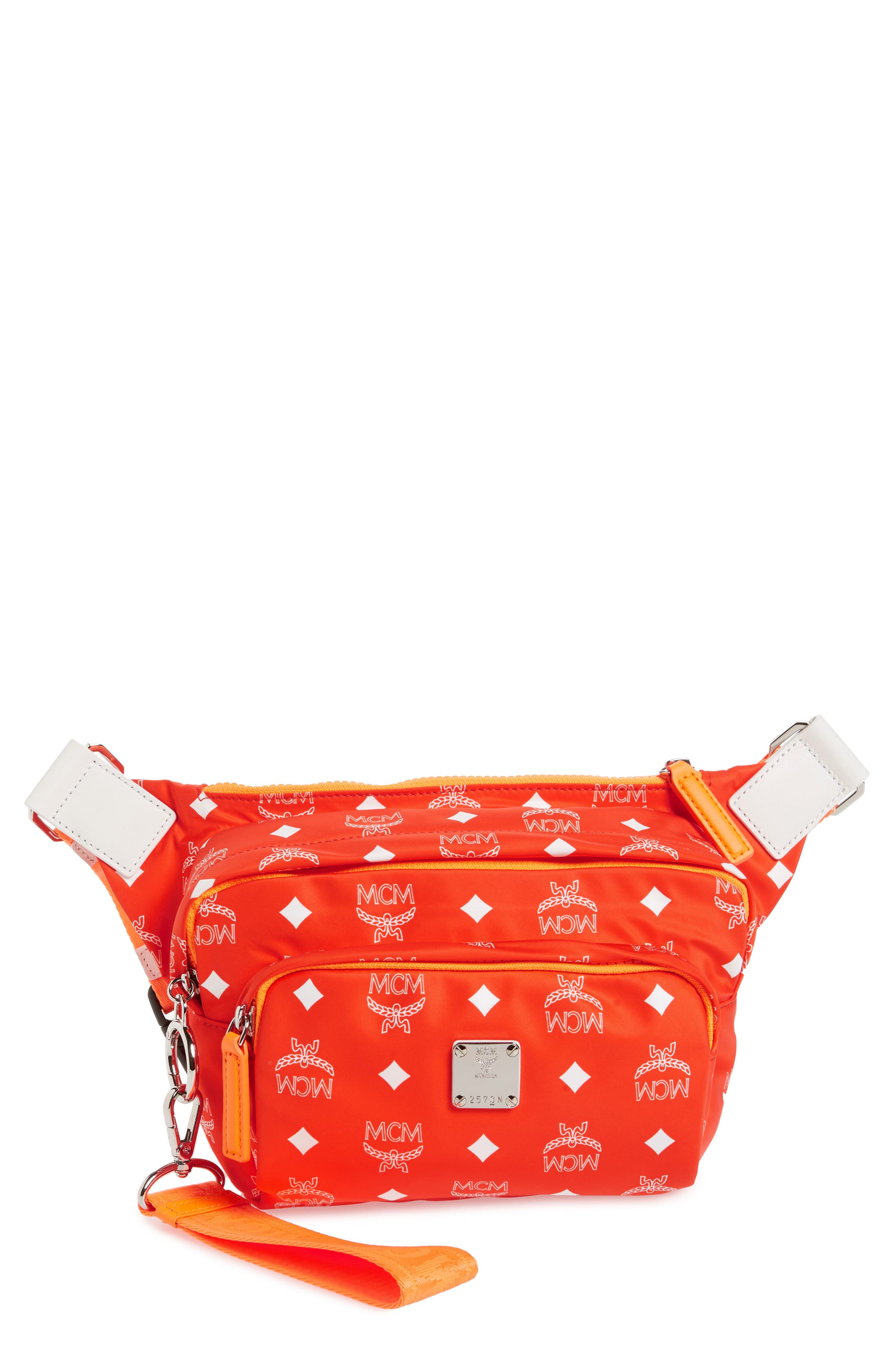 Resnick Visetos Sling Bag, Main, color, WHITE LOGO FLAME