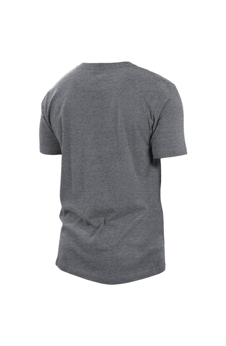 New Era Men's New Era Heathered Gray Washington Football Team Split Logo 2-Hit T-Shirt, Alternate, color,