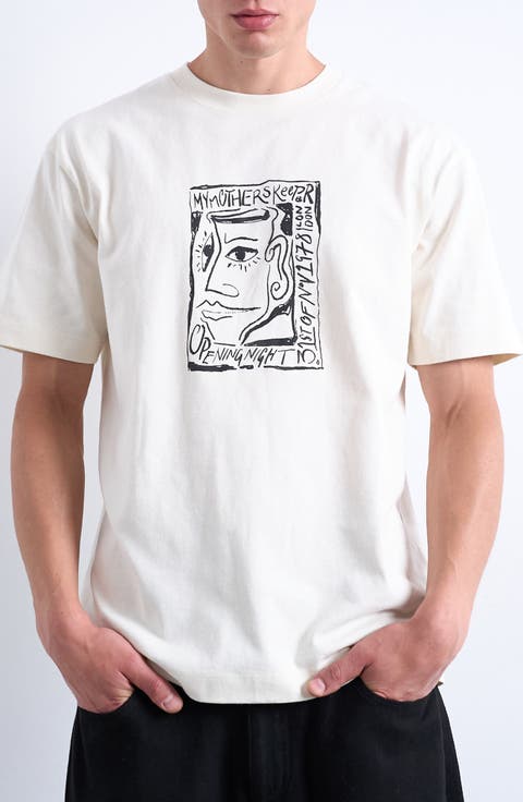 Oversize Fit Cotton Graphic T-Shirt