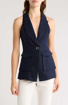 Ramy Brook Paloma Exposed Seam Vest