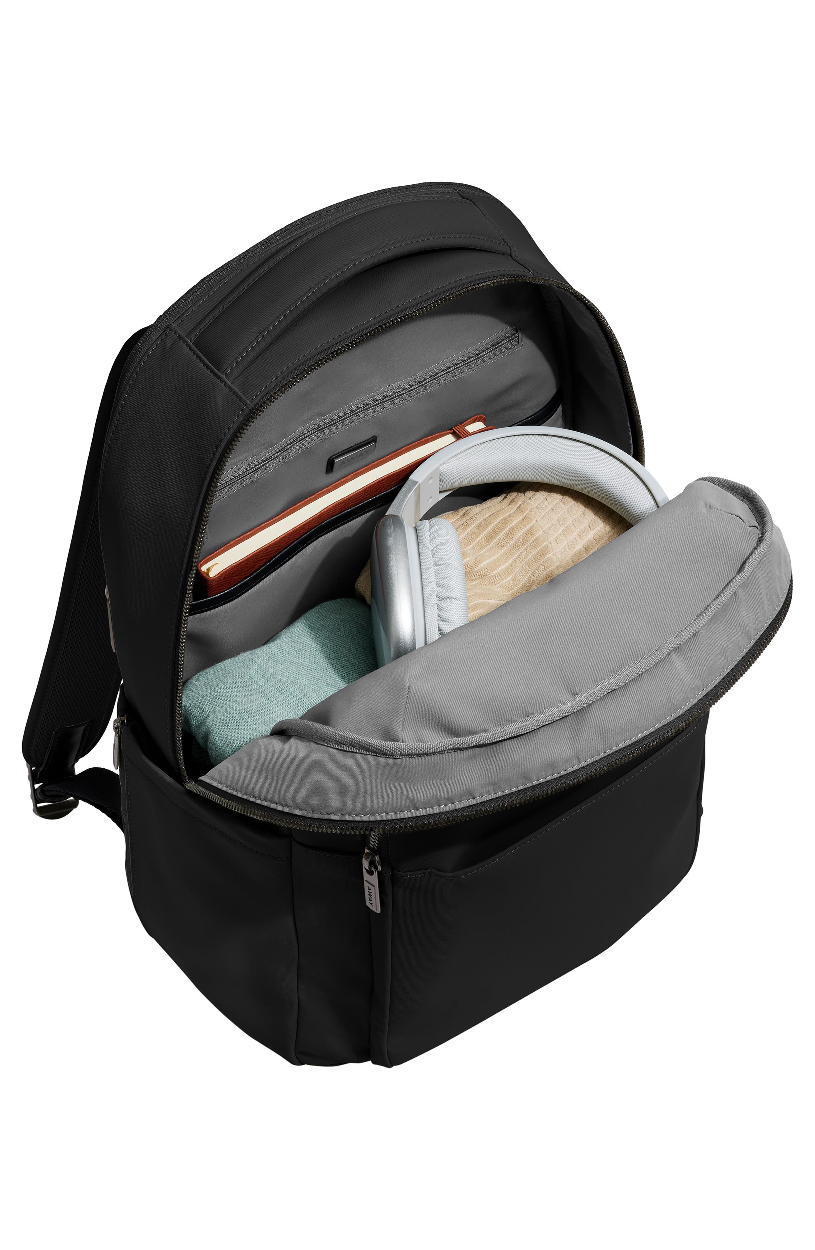 Away The Commuter Backpack, Alternate, color, Jet Black