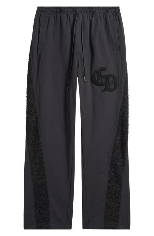 Criminal Damage Logo Appliqué Track Pants In Black