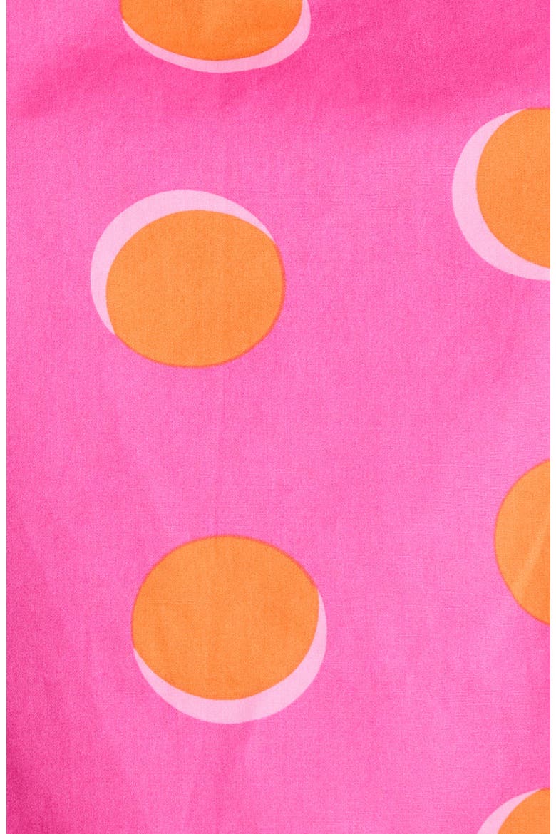 Rosy Polka Dot Taisy Sleeveless Top, Alternate, color, FUCHSIA-ORANGE-DOT