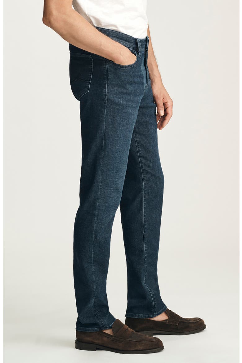 Courage Mid Rise Straight Leg Jeans, Alternate, color, DARK SPORTY