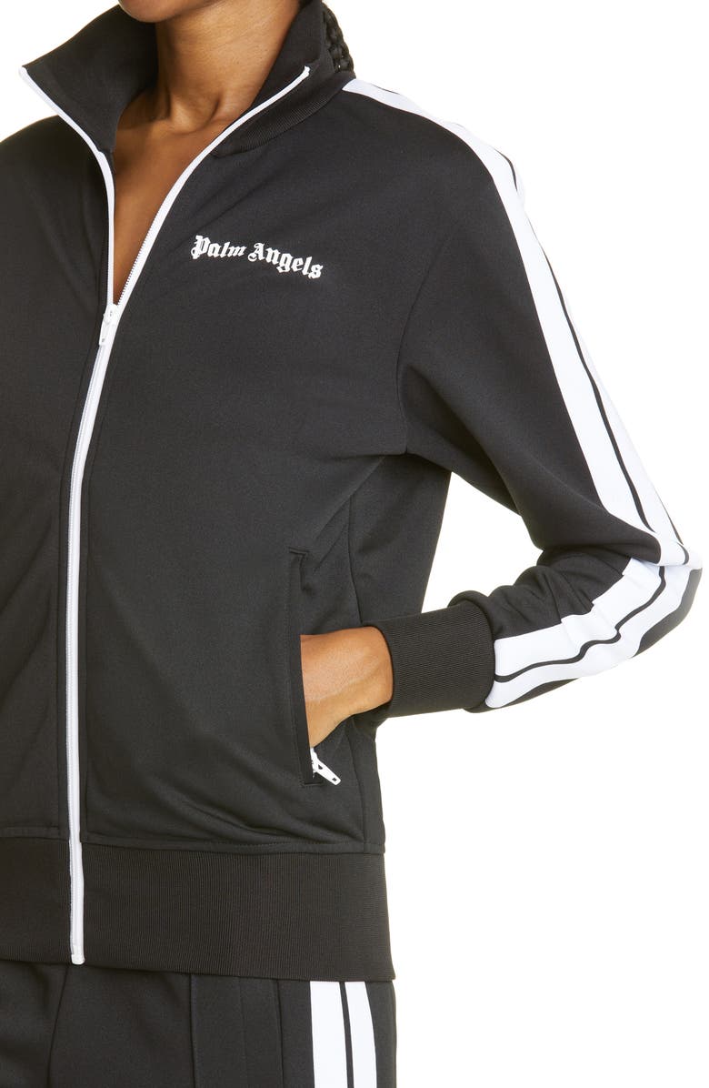 Palm Angels Classic Logo Stripe Track Jacket, Alternate, color,