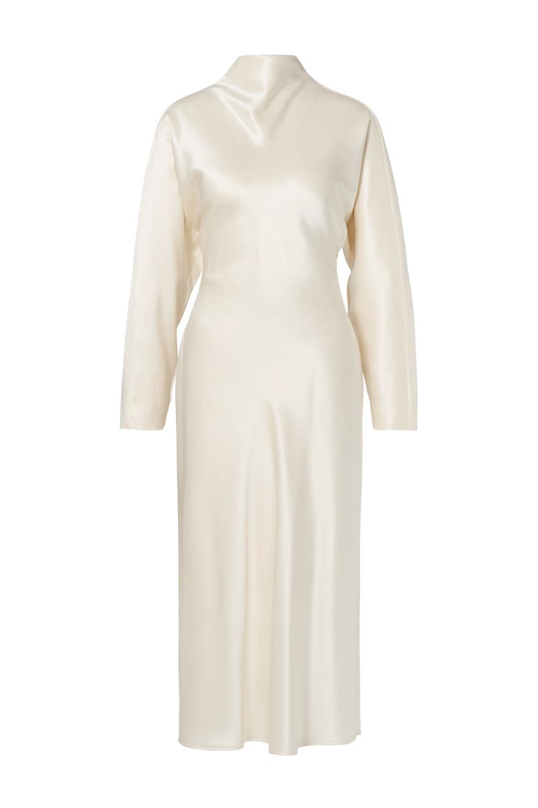 Zora Long Sleeve Midi Dress, Alternate, color, Vanilla