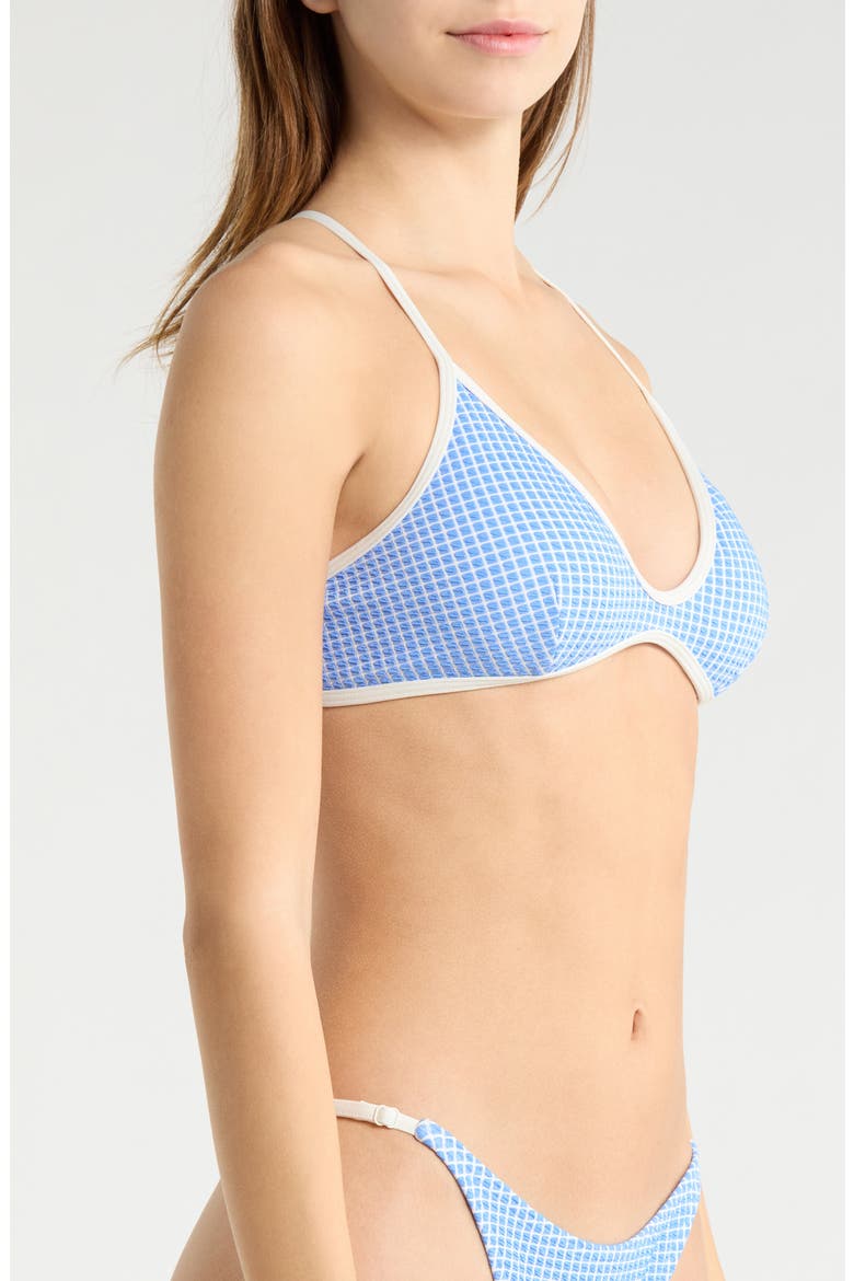 Poolside Crossback Swim Top, Alternate, color, BLUE