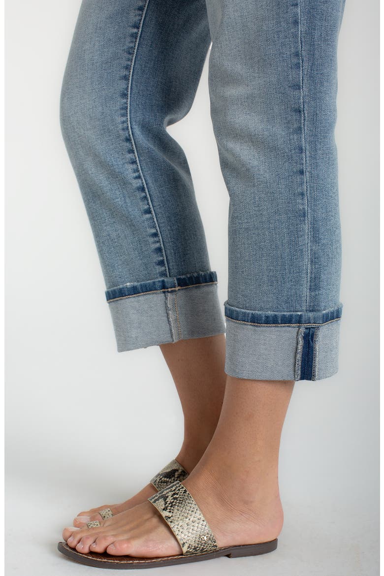 Marley Cuffed Crop Girlfriend Jeans, Alternate, color, CRUISE