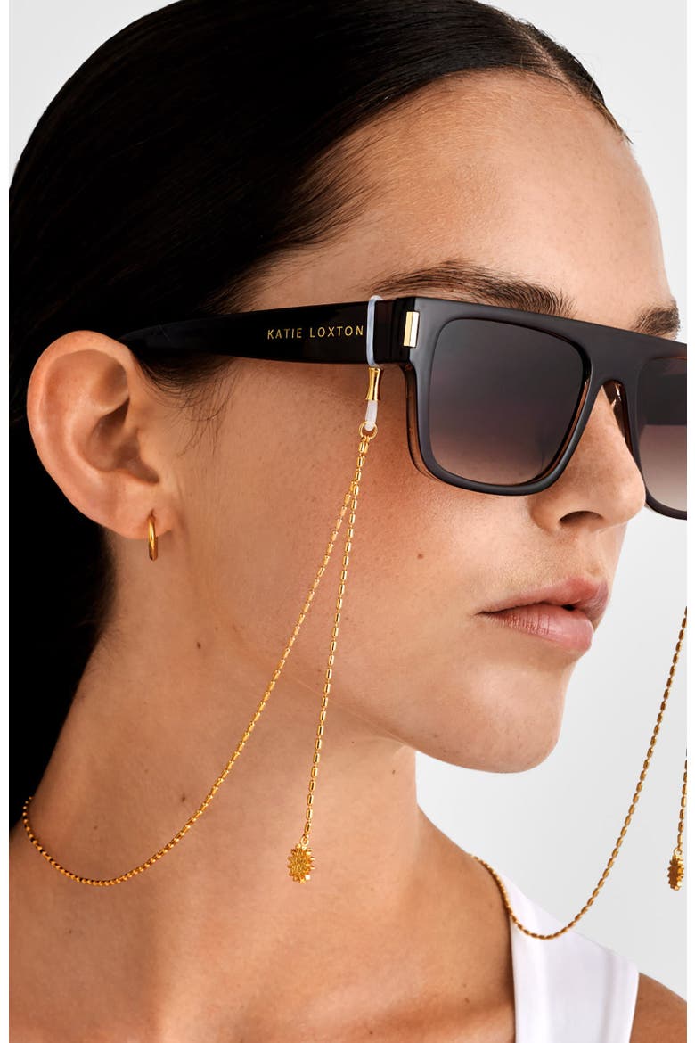 Solesi Sun Sunglasses Chain, Alternate, color, Gold Coated