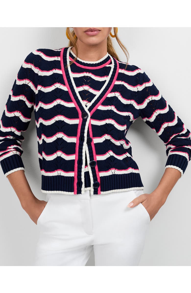 Trina Turk Alessia Cardigan, Main, color, Ink Multi