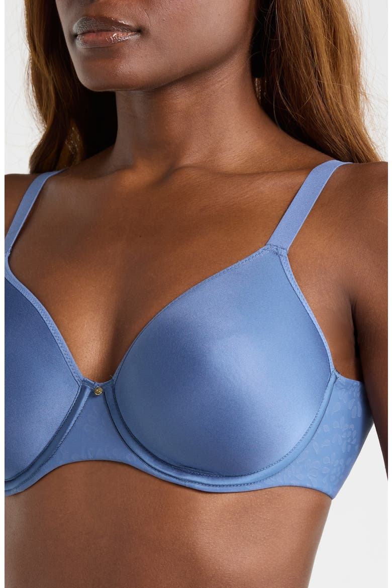 Comfort Chic Back Smoothing T-Shirt Bra, Alternate, color, STORM BLUE