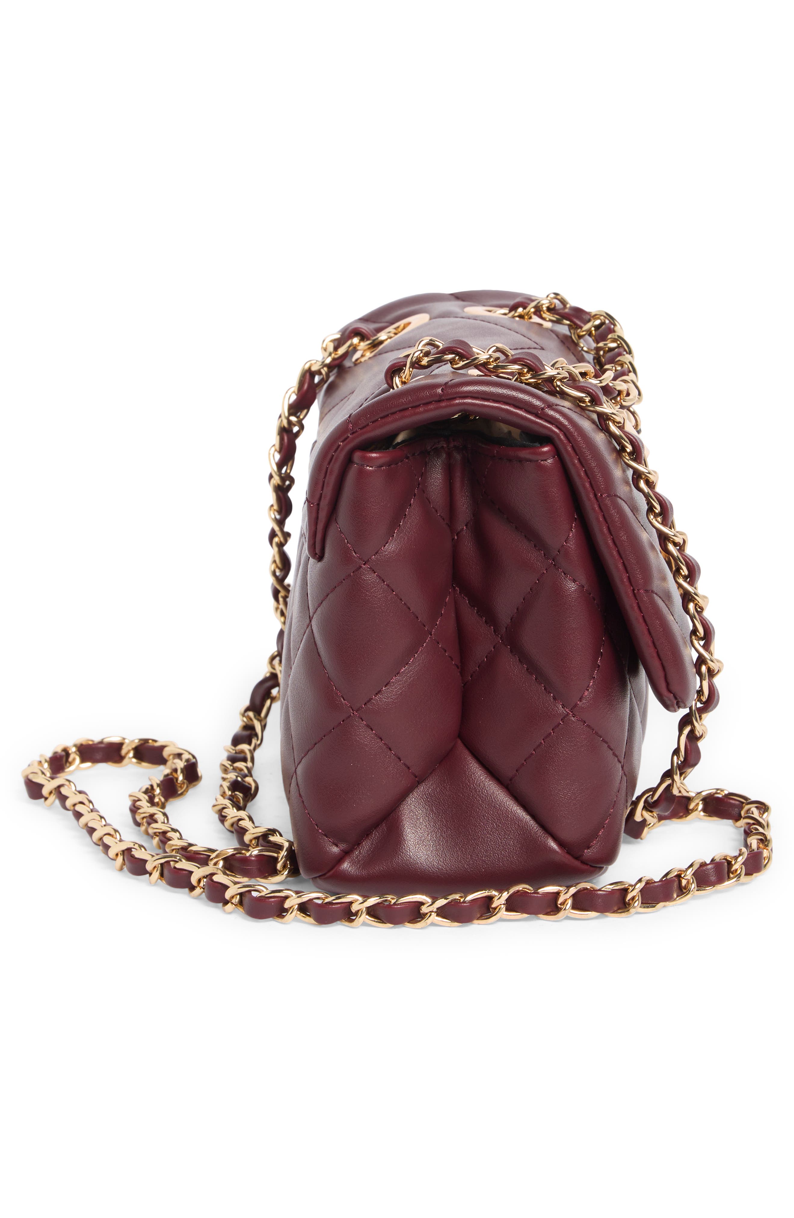 Alnilam Faux Leather Crossbody Bag, Alternate, color, BURGUNDY