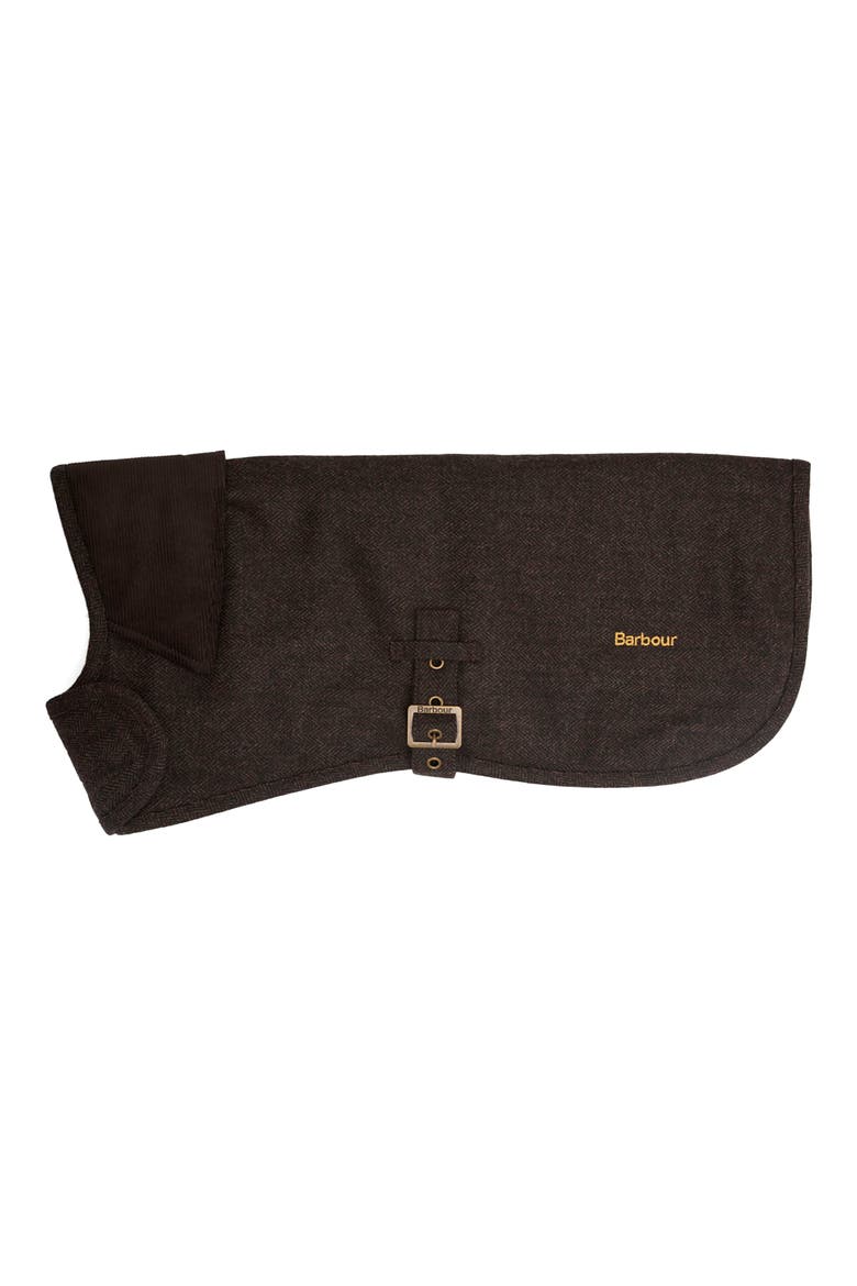 Barlow Tweed Dog Coat, Main, color, BROWN