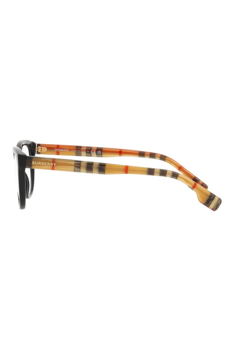 Esme 54mm Square Optical Glasses, Alternate, color, MATTE BLACK