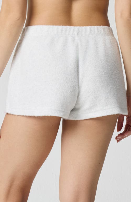 Florence By Mills Ultrasoft Shortie Shorts In White