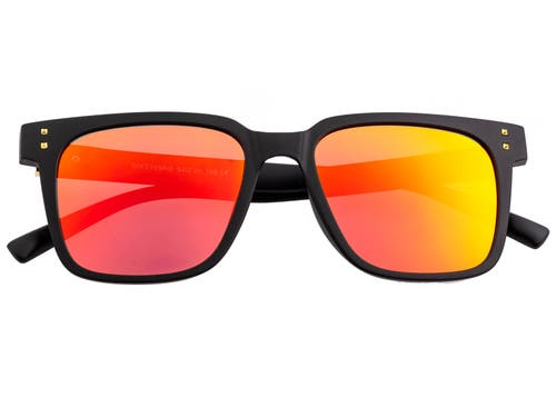 Sixty One Unisex Capri 54mm Polarized Sunglasses In Black/red-yellow