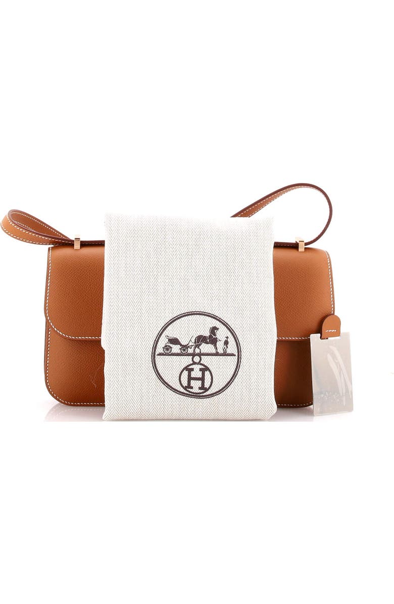 Pre-Owned Hermes Constance Elan NM Bag Epsom 25, Alternate, color, Gold