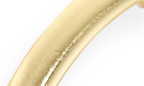 Argento Vivo Knife Edge Round Hoop Earrings