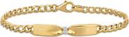 Julianna B. Diamond Accent Bow Bangle 14k Gold
