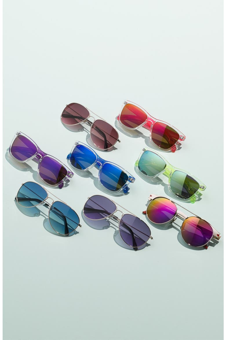 'Originals' 53mm Retro Polarized Sunglasses, Alternate, color, PINK