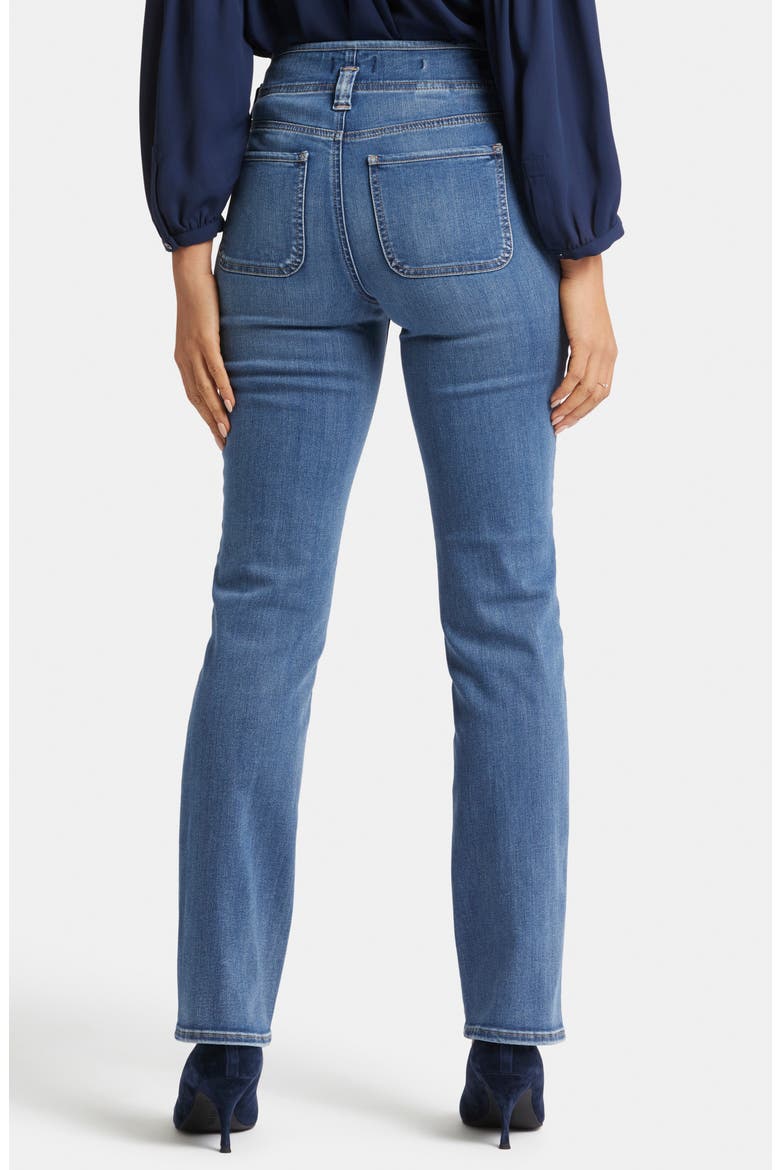 Marilyn Hollywood High Waist Straight Leg Jeans, Alternate, color, CLEAR BROOK