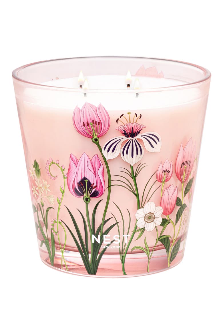 Himalayan Salt & Rosewater Scented Candle, Alternate, color, NO COLOR
