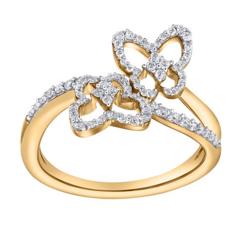 Varenne 0.35 Ct 10K Gold Diamond Ring