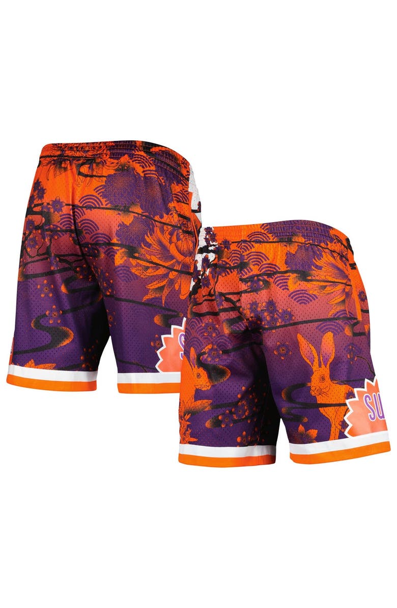 Mitchell & Ness Men's Mitchell & Ness  Orange Phoenix Suns Lunar New Year Swingman Shorts, Main, color, Orange