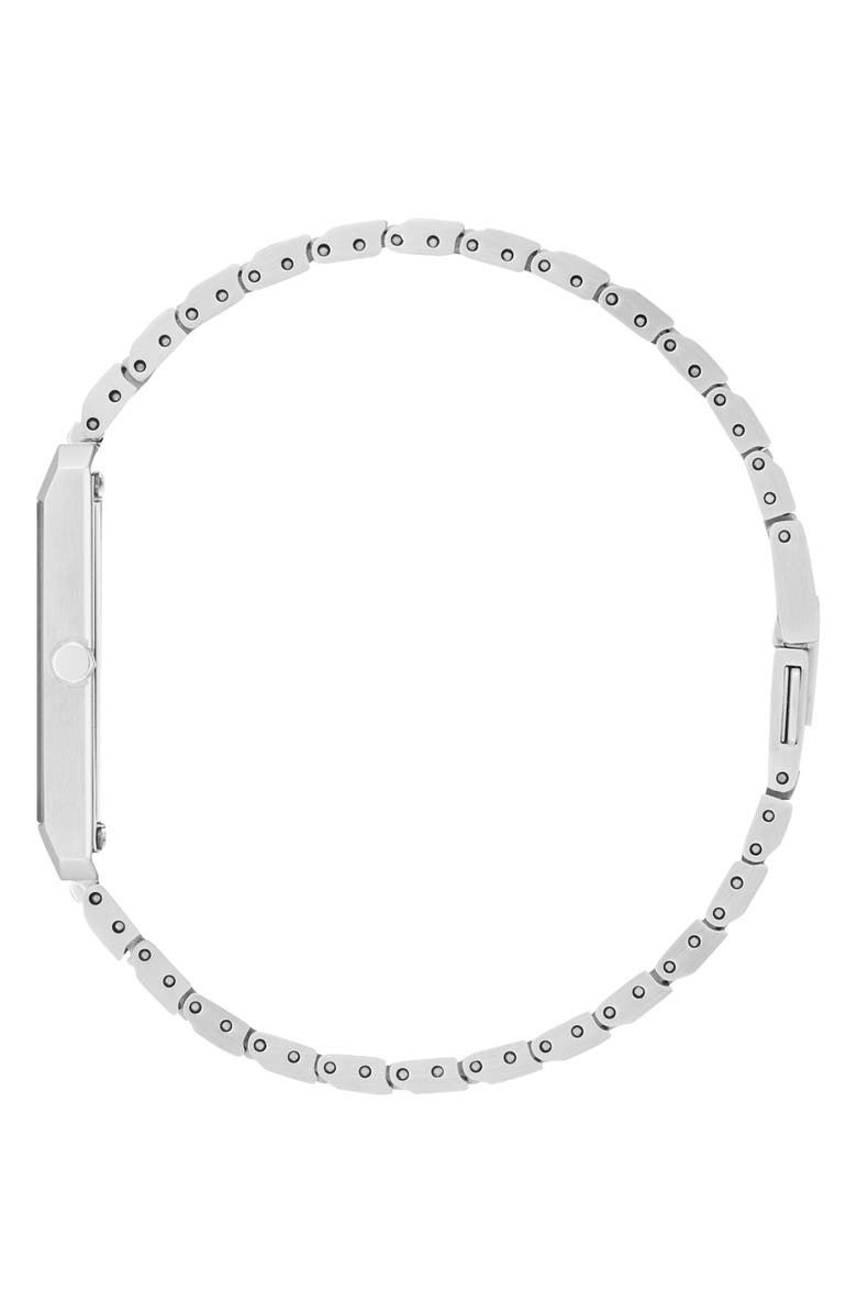 Citizen Stiletto Eco-Drive Rectangle Stainless Steel Bracelet Watch, 25mm, Alternate, color,