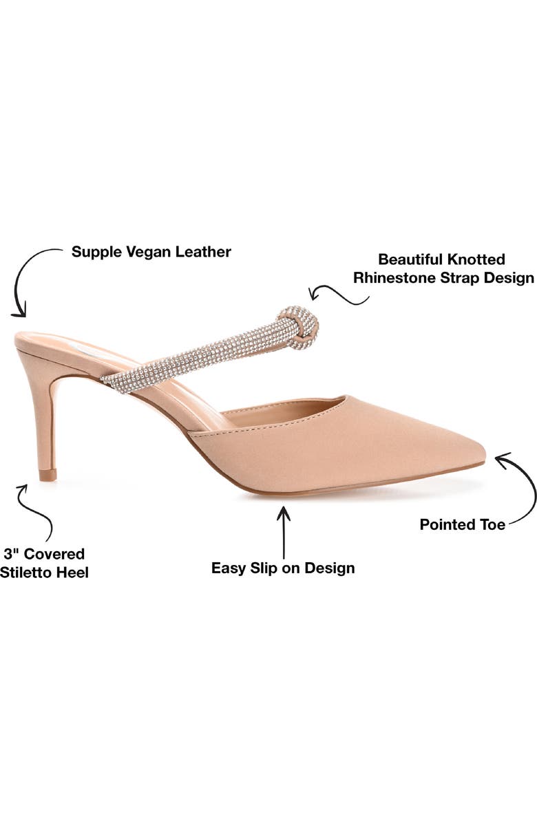 Journee Collection Lunna Mule Pump, Alternate, color, Tan