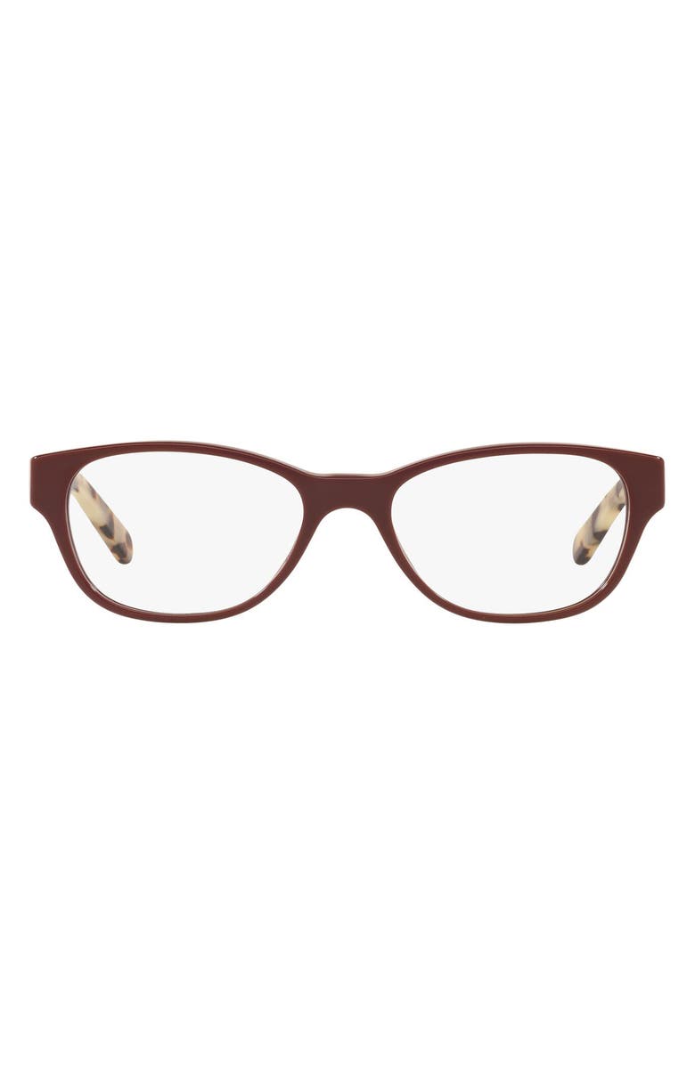 Tory Burch 51mm Butterfly Optical Glasses, Main, color, 