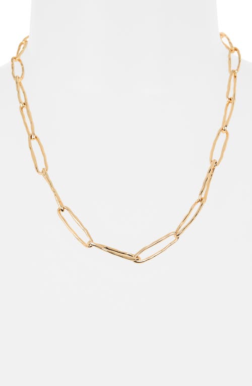 Nordstrom Rack Paper Clip Chain Necklace In Gold