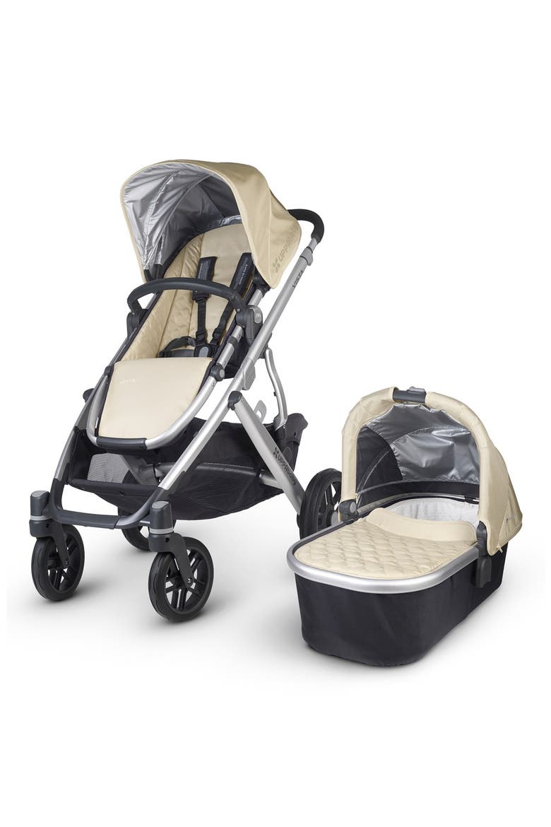 VISTA - Aluminum Frame Convertible Stroller, Main, color, LINDSEY WHEAT/ SILVER