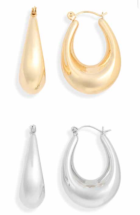 NATASHA 2-Pack Hoop Earrings
