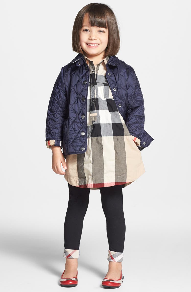 Burberry 'Mini Pirmont' Quilted Jacket, Alternate, color,