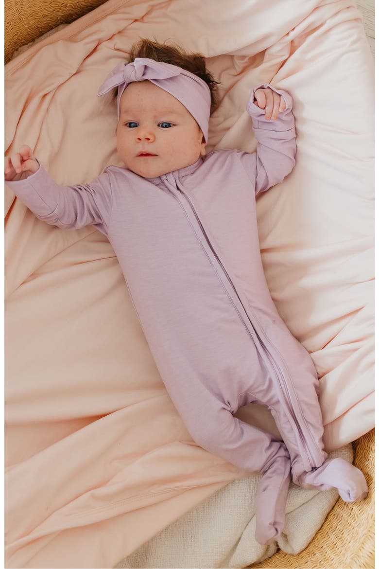 Zip-Up Footie, Alternate, color, LILY