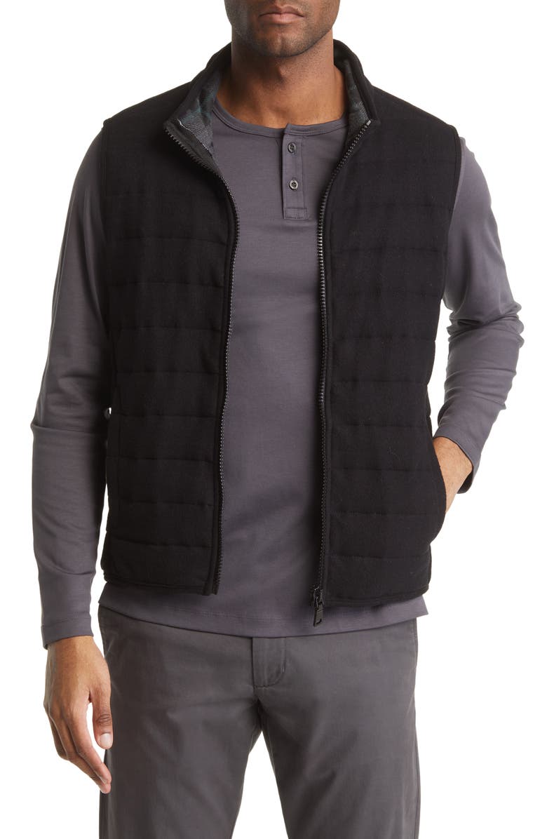 Stone Rose Jersey Fleece Puffer Vest, Main, color,
