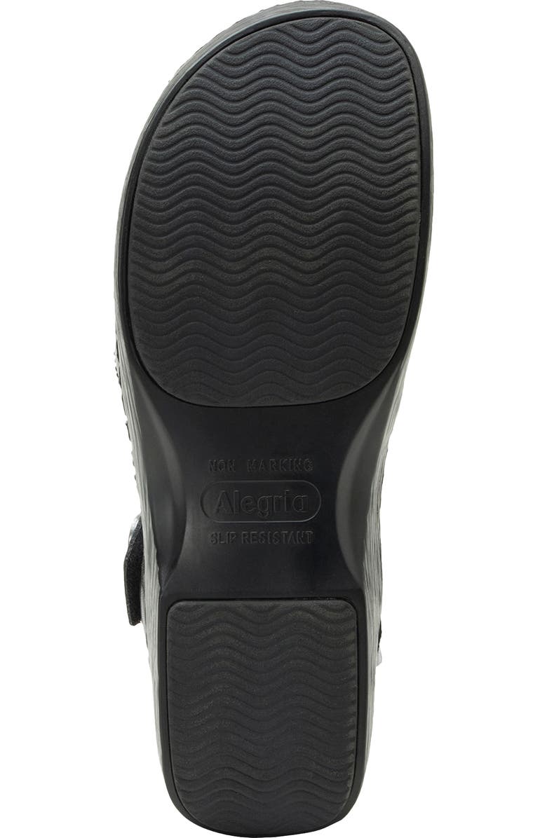 Alegria by PG Lite Opal Ankle Strap Platform Clog, Alternate, color, Ink