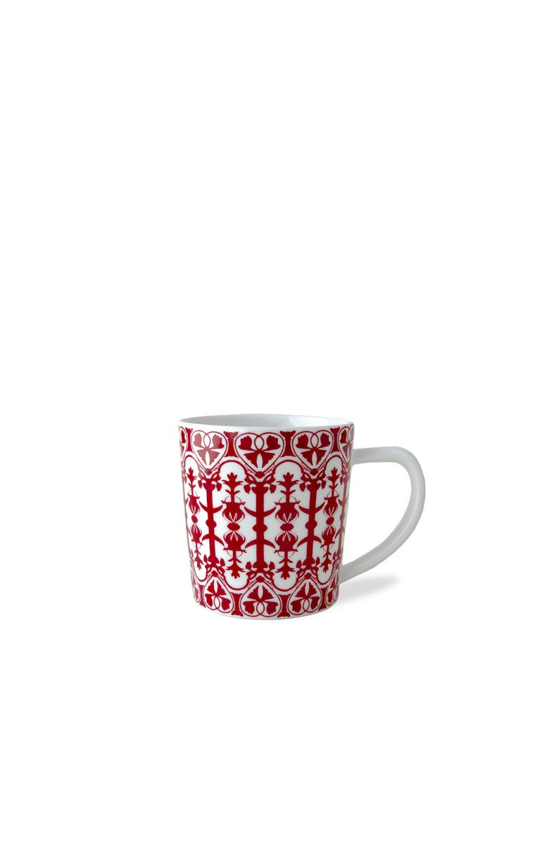 Caskata Casablanca Crimson Mug - Porcelain - Set 4, Main, color, Red