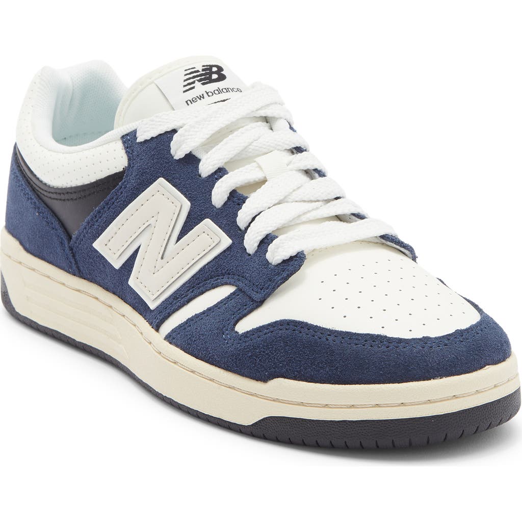 New Balance 480 Basketball Sneaker in Nb Navy/Sea Salt  product
