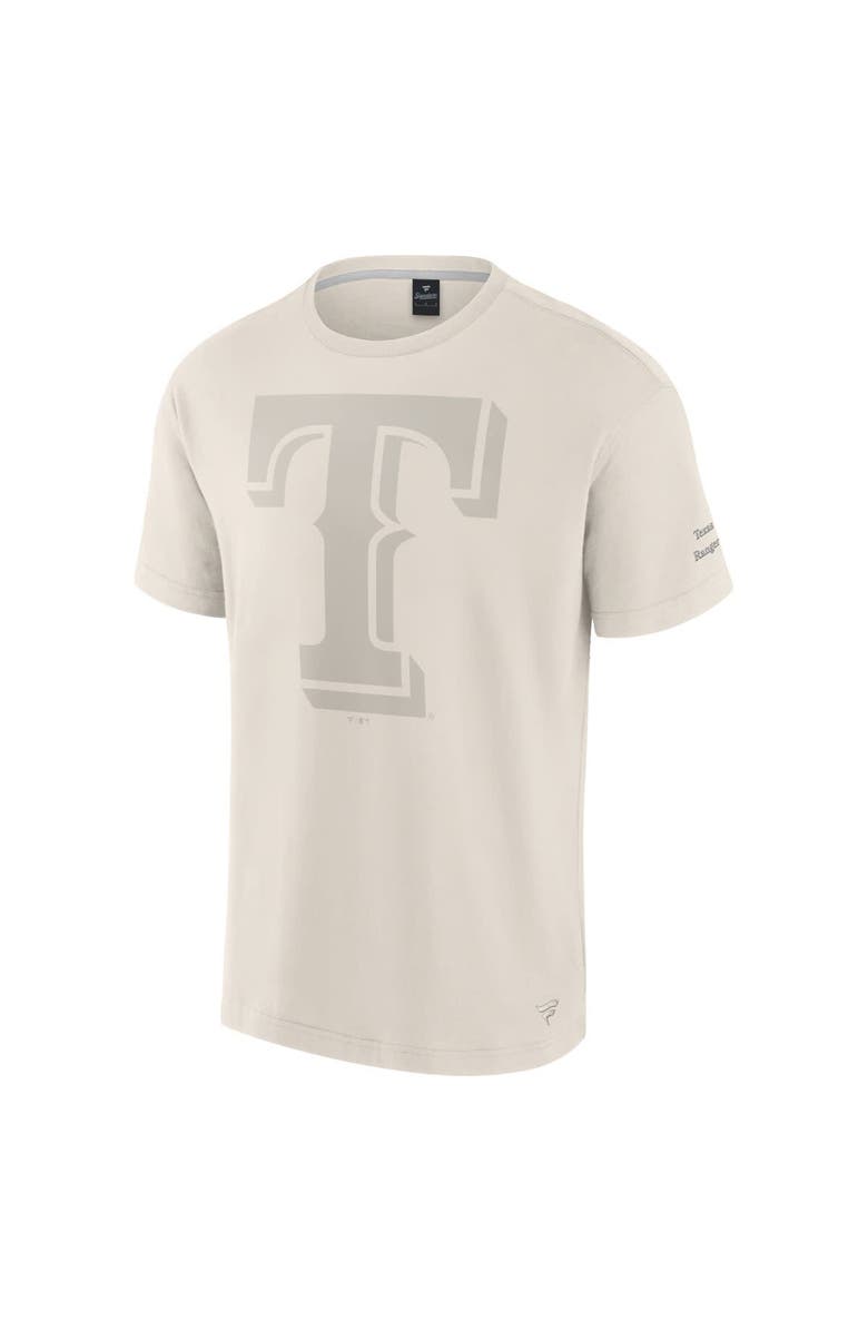 FANATICS Men's Fanatics Cream Texas Rangers Elements Iconic T-Shirt, Alternate, color, 
