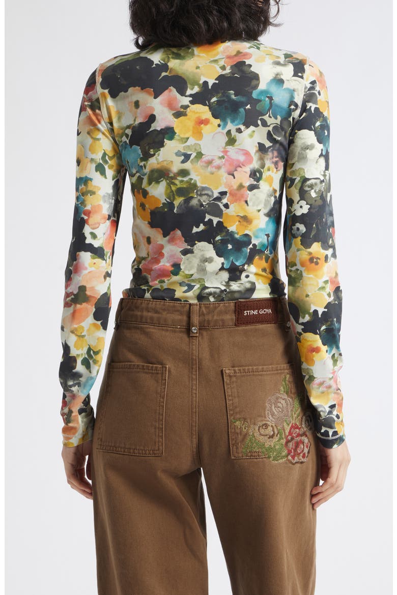 Echoes in Flowers Long Sleeve Top, Alternate, color, ECHOES IN FLOWERS